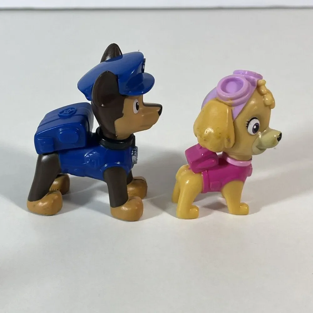 Paw Patrol Mini Figures Figurines Action Dogs Set of 2